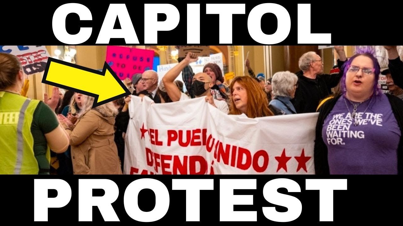 🔴 BREAKING - CAPITOL BREACHED!! ICE PROTEST - MINNEAPOLIS - LIVE