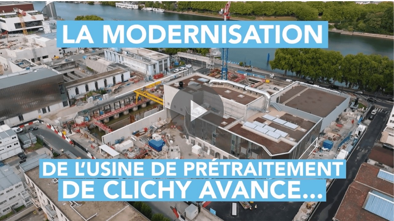 Mise en service du nouveau prétraitement de l’usine de Clichy