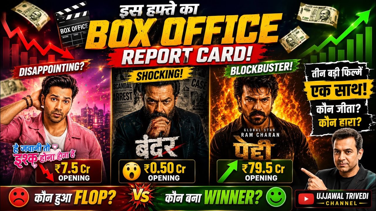 Box Office Shocker! Ram Charan Destroys Bollywood | Peddi vs Varun Dhawan vs Bandar