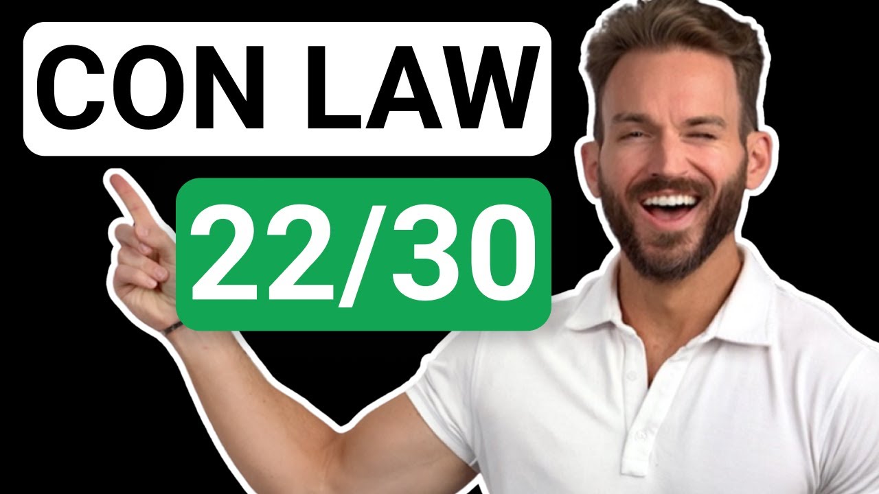 Constitutional Law: Equal Protection (Pt.2) &mdash; Intent Requirement (Washington v. Davis)