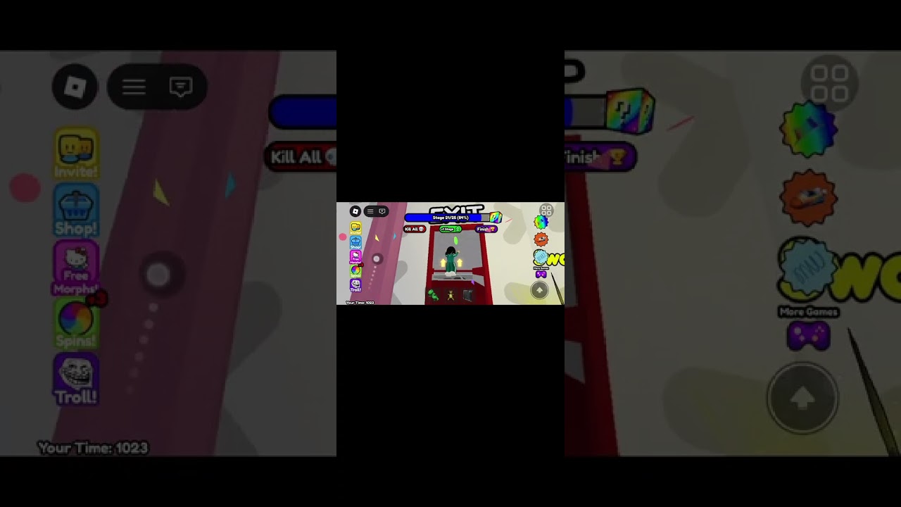Hello kitty prison run#roblox#gameplay