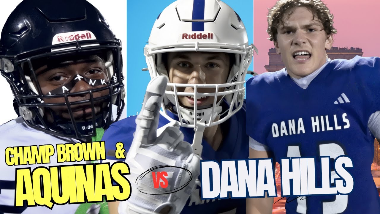 CIF PLAYOFF CHAOS!! 😳 Aquinas vs Dana Hills | Big Plays, Controversy & Heartbreak Ending 🔥