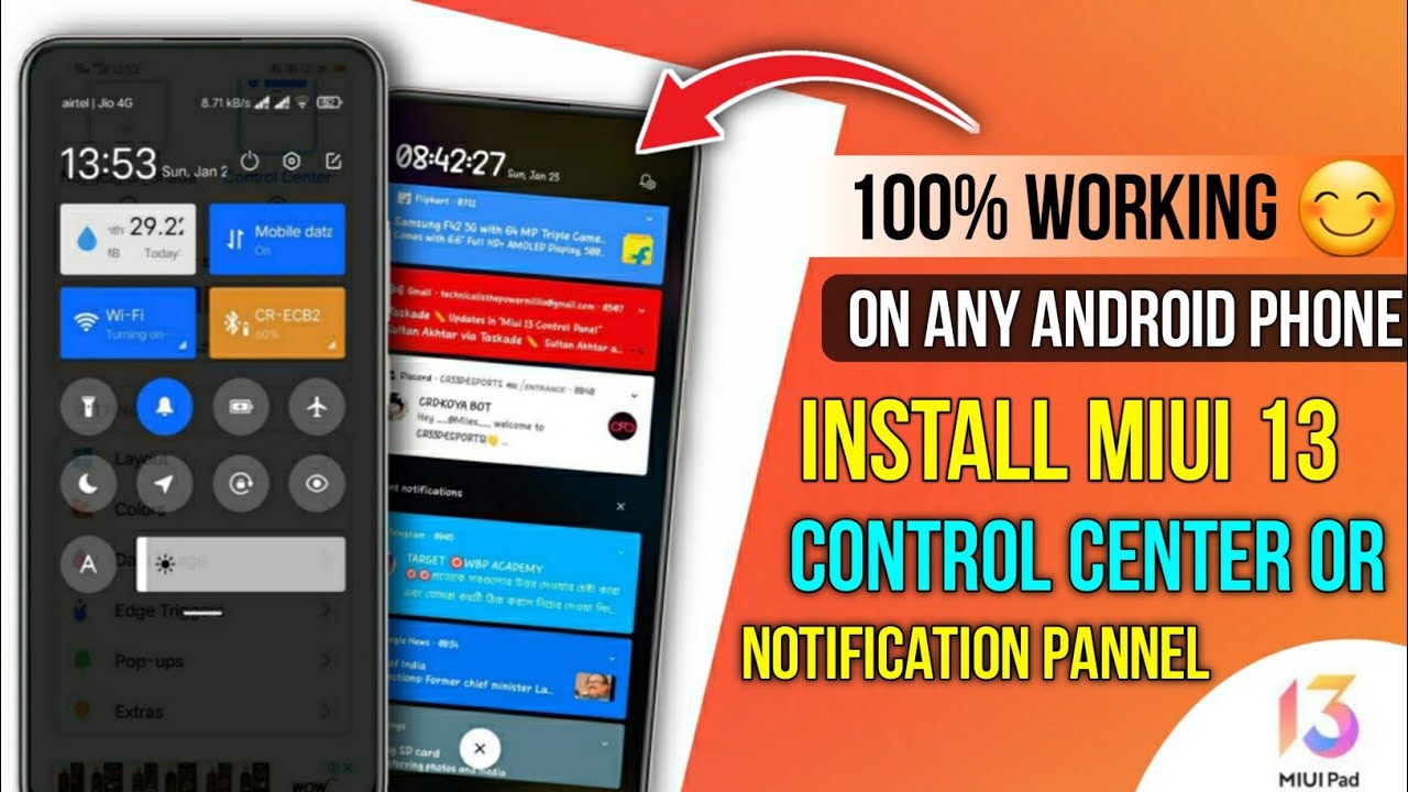 install miui 13 control center | miui 13 control center download | miui 13 pro notification pannel