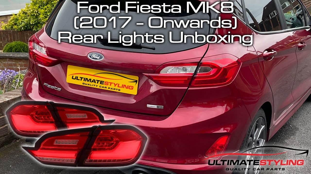 FORD FIESTA MK8 2017 ONWARDS LED DYNAMIC INDICATORS UPGRADE REAR TAIL LIGHTS