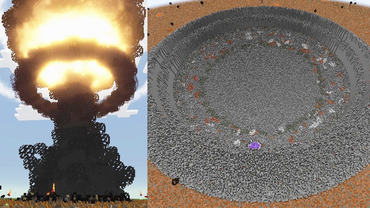 WMD Mod in Minecraft &mdash; Realistic Nuclear Explosions