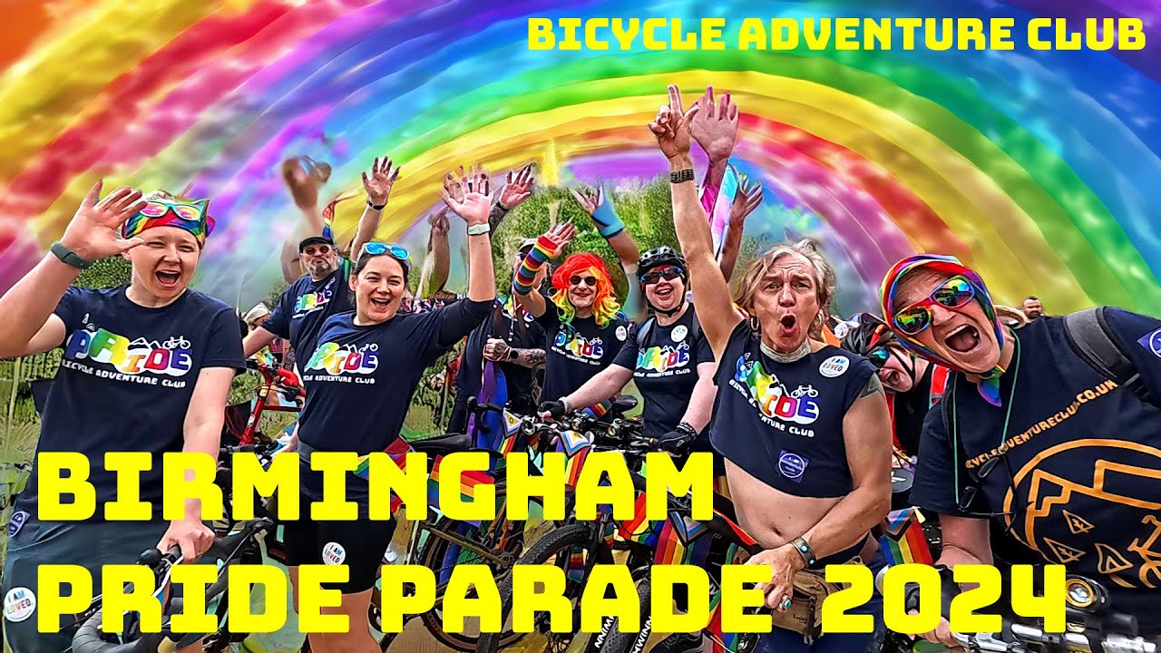 Birmingham Pride Parade 2024 with  the Bicycle Adventure Club