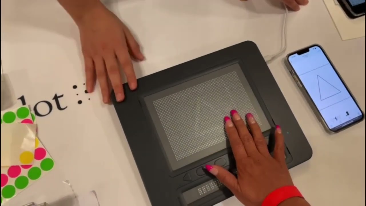 Dot Pad CSUN 2022: Tactile Graphic and Braille Display For the Visually Impaired!  #TouchYourWorld