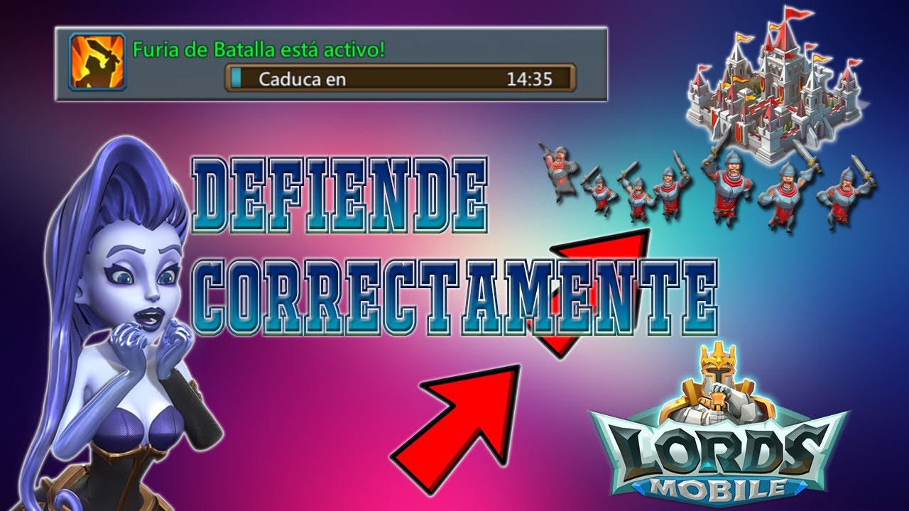 Lords Mobile ES - Con esto defiendes sin problemas💪Composiciones y m&aacute;s✔
