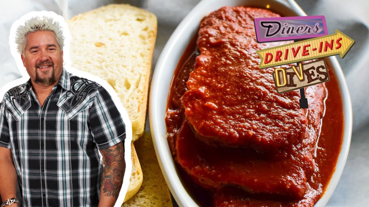 Guy Fieri Gets Squeamish Over Tongue at a Basque Spot | Diners, Drive-Ins and Dives | Food Network