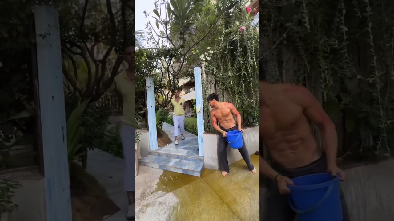Happy Holi Guys 😭🤣😂 | Tiger Shroff & Akshay Kumar New Funny Video | #bmcm #shorts #tigershroff