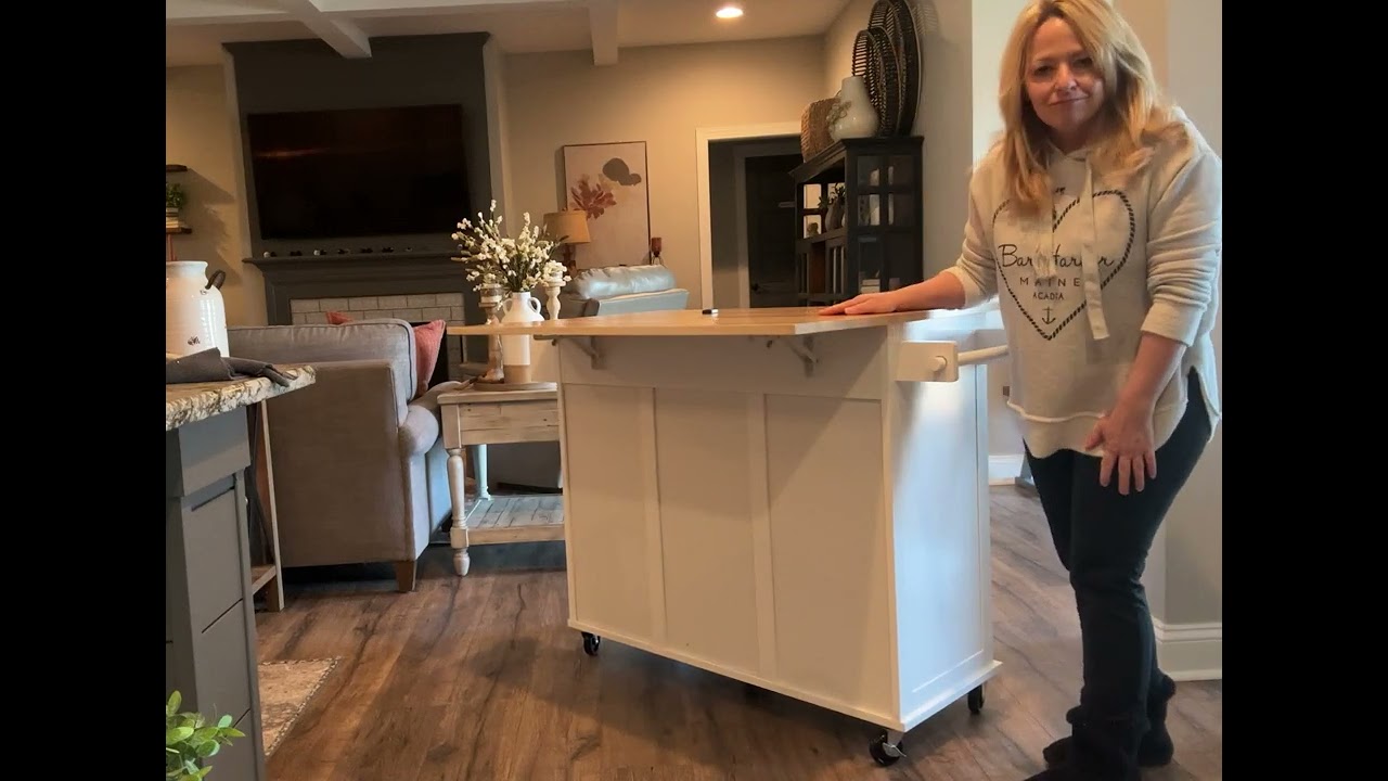 Yaheetech Kitchen Cart Review: Storage, Style, and Mobility in One  #ad