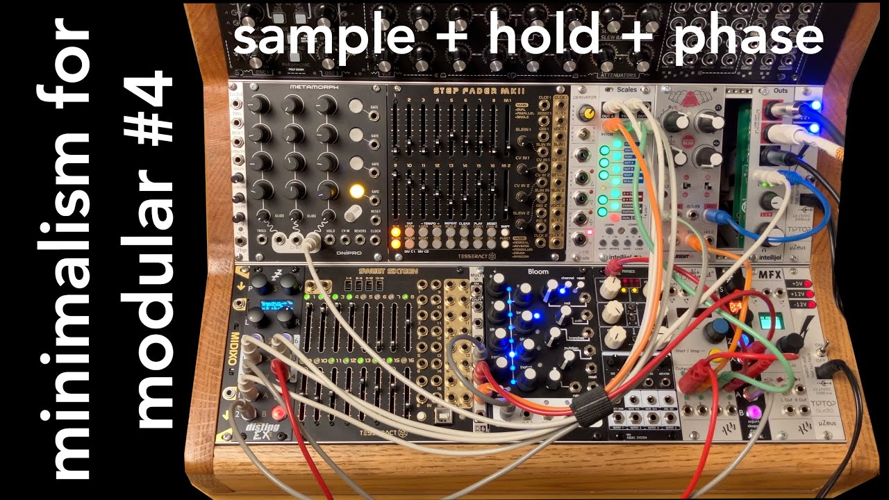 minimalism for modular #4: sample + hold + phase