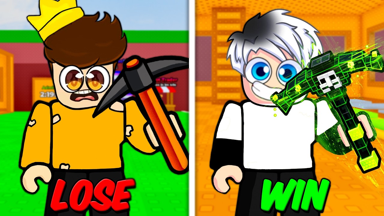 Best Pickaxe in 30 Minutes Wins! (Break a Lucky Block!) | Roblox