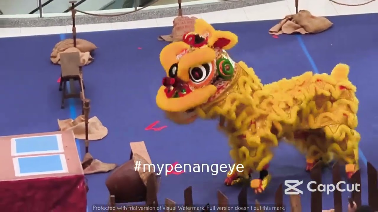 Lion Dance Championship 2024 🏆 Insane Jumps at Penang Wushu Competition!
