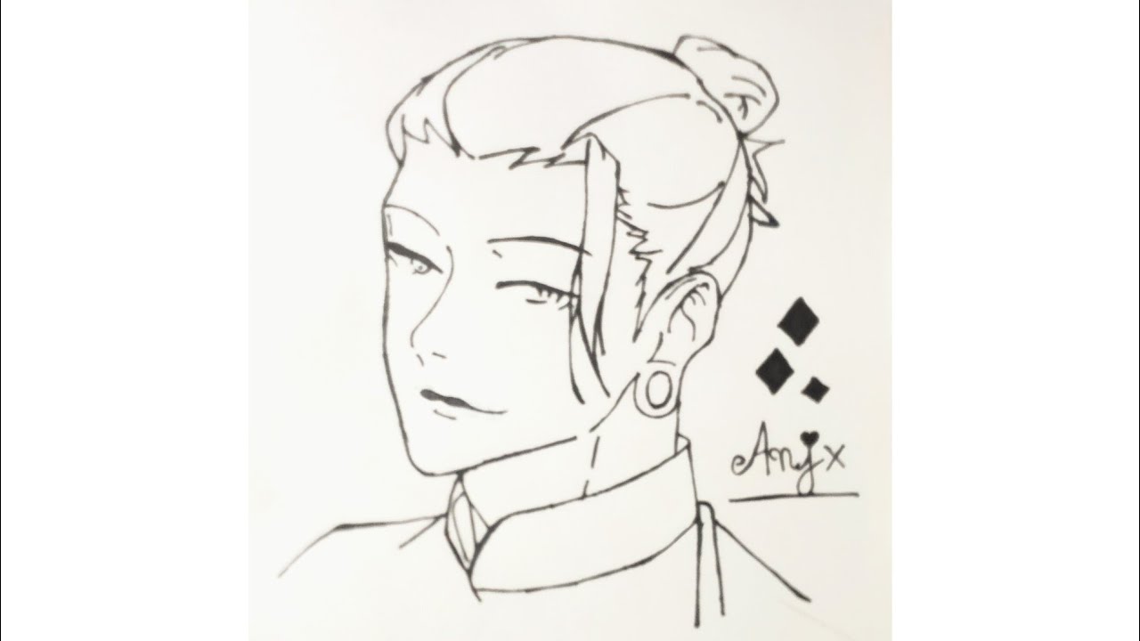 Suguru Geto Drawing ✏️ | Jujutsu Kaisen Anime Sketch 🎨