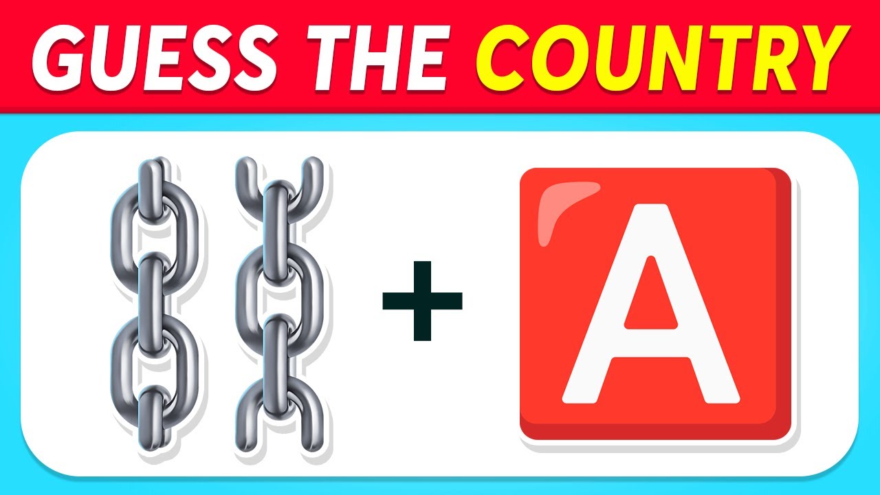 🚩 Guess the COUNTRY by Emoji? 🌎 60 Countries Emoji Puzzles