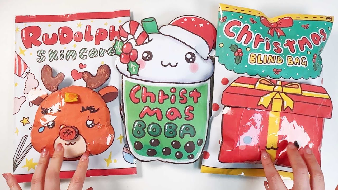 🎄Christmas special Blind bags unboxing l ASMR