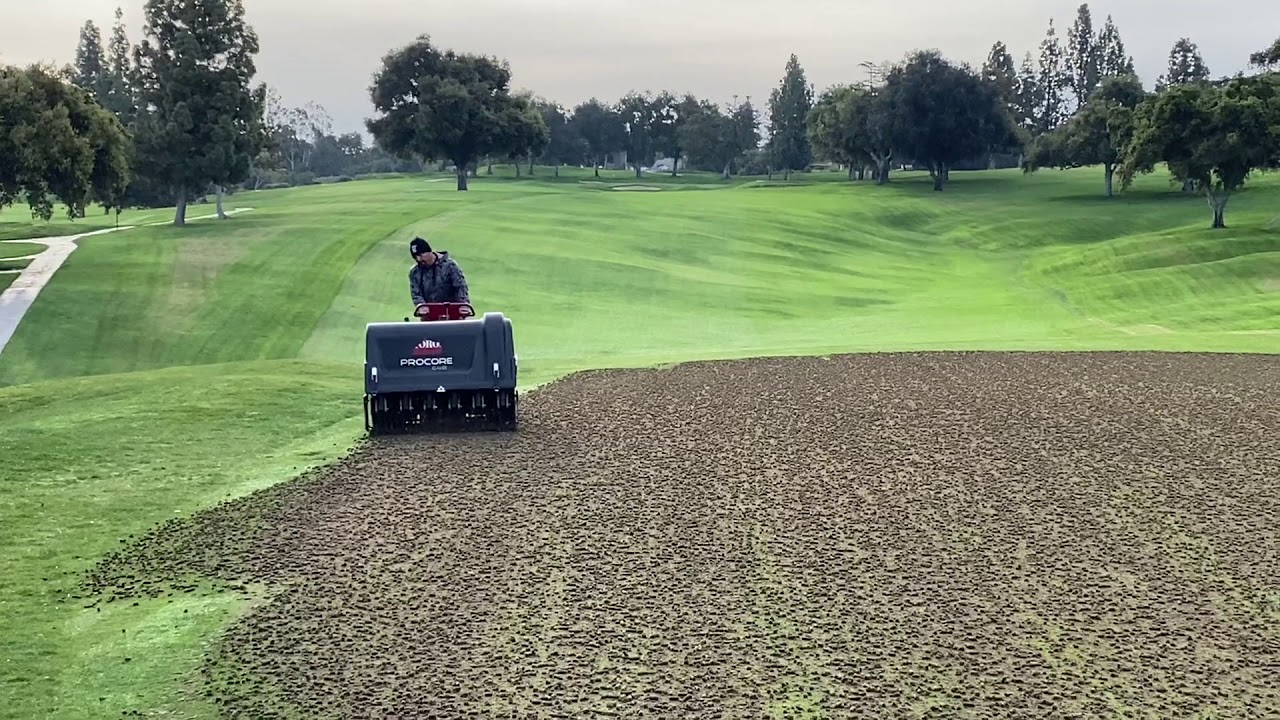 Greens Aerification