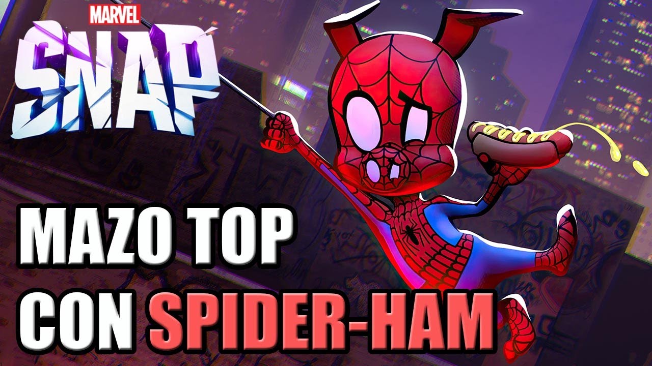 Mazo TOP con SPIDER-HAM ¡Esta Carta es BRUTAL! | MARVEL SNAP