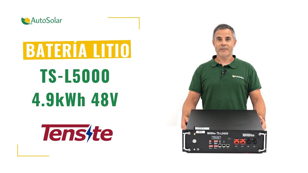 Bater&iacute;a Litio Tensite 4.9kWh 48V TS-L5000 | AutoSolar 1880809