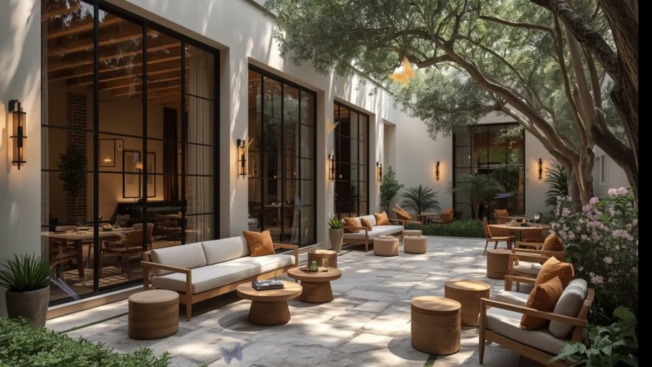 Cozy Garden Café Jazz 🌿 Soft Jazz Music for Work, Study & Relax