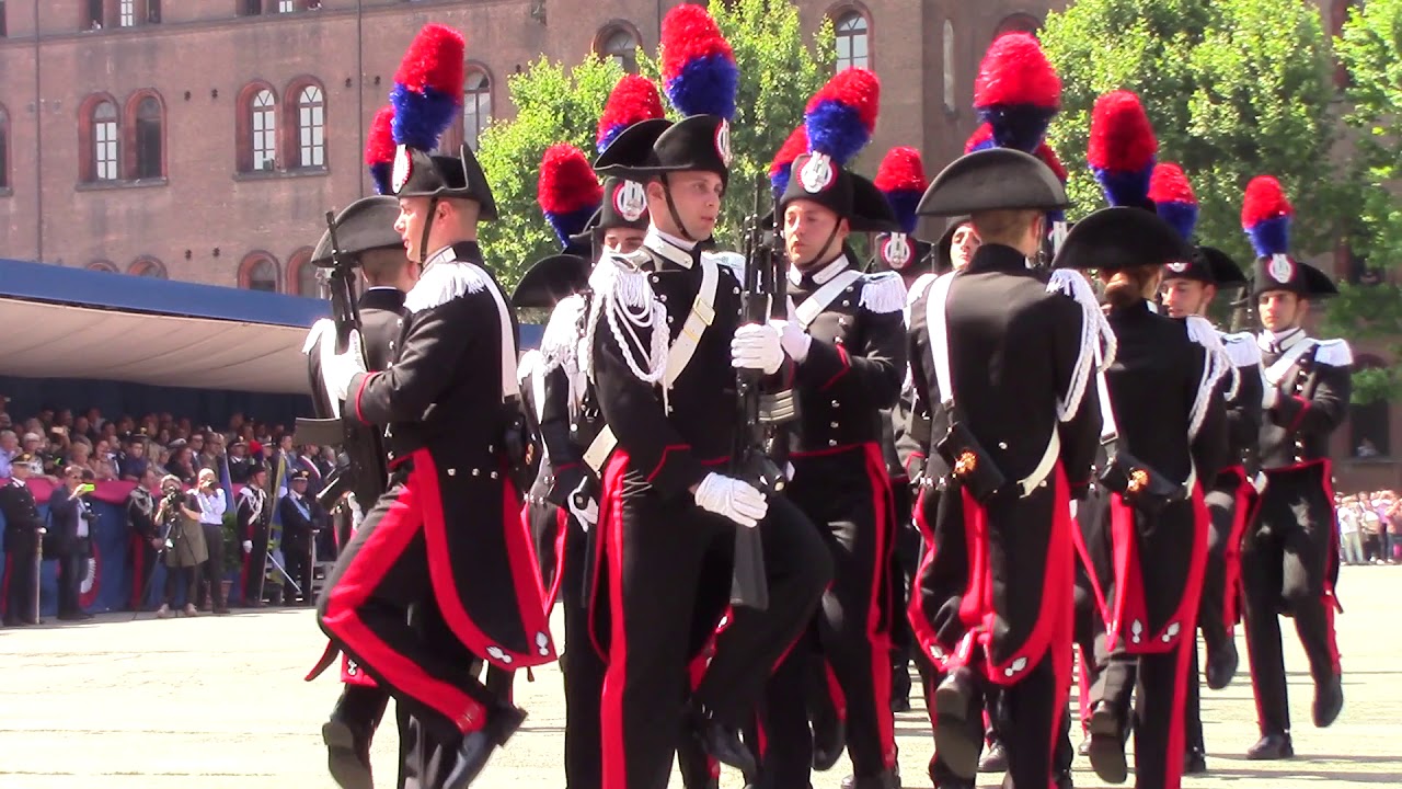 Giuramento 137° corso allievi Carabinieri. Torino 22.06.2018