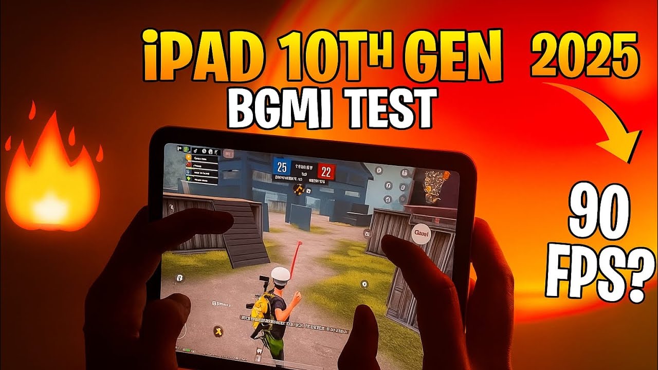 iPad 10th Gen BGMI 90FPS Test 🔥 | Best Budget Gaming Tablet 2025? 