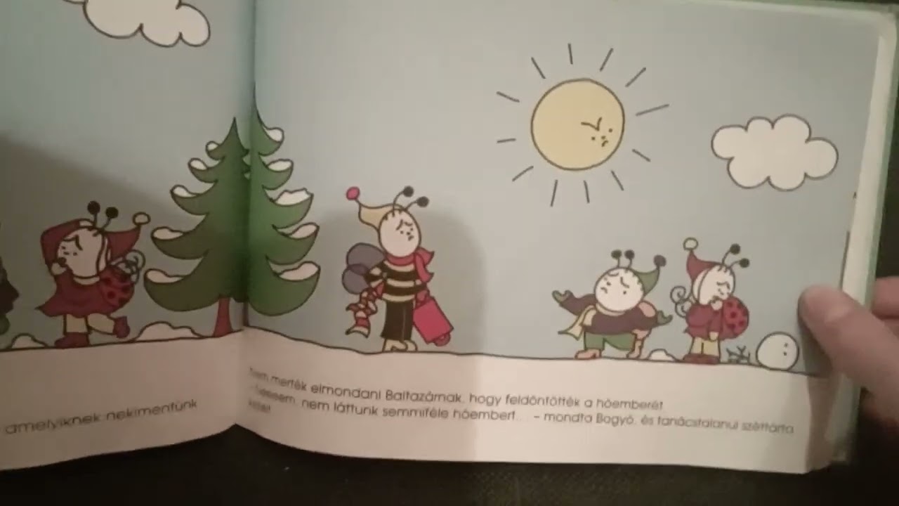 Péntek Martin meséi Bogyó és Babóca a hóember
