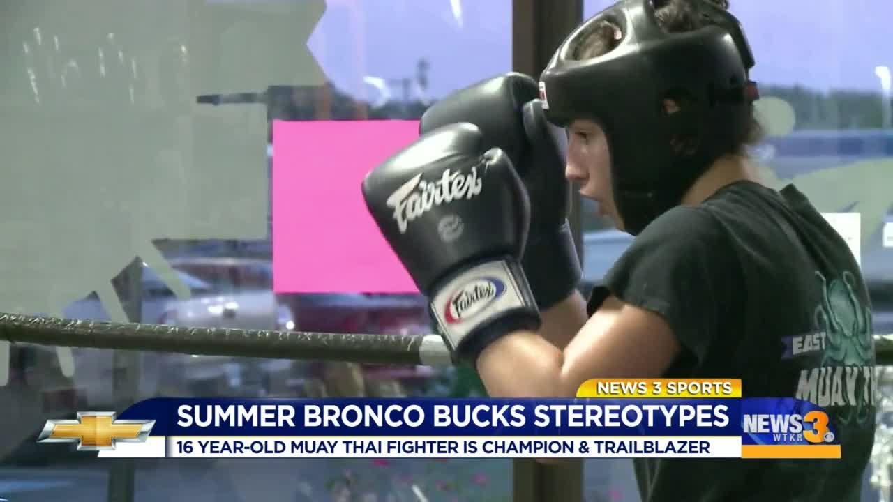 VA Beach's Summer Bronco is Muay Thai champion