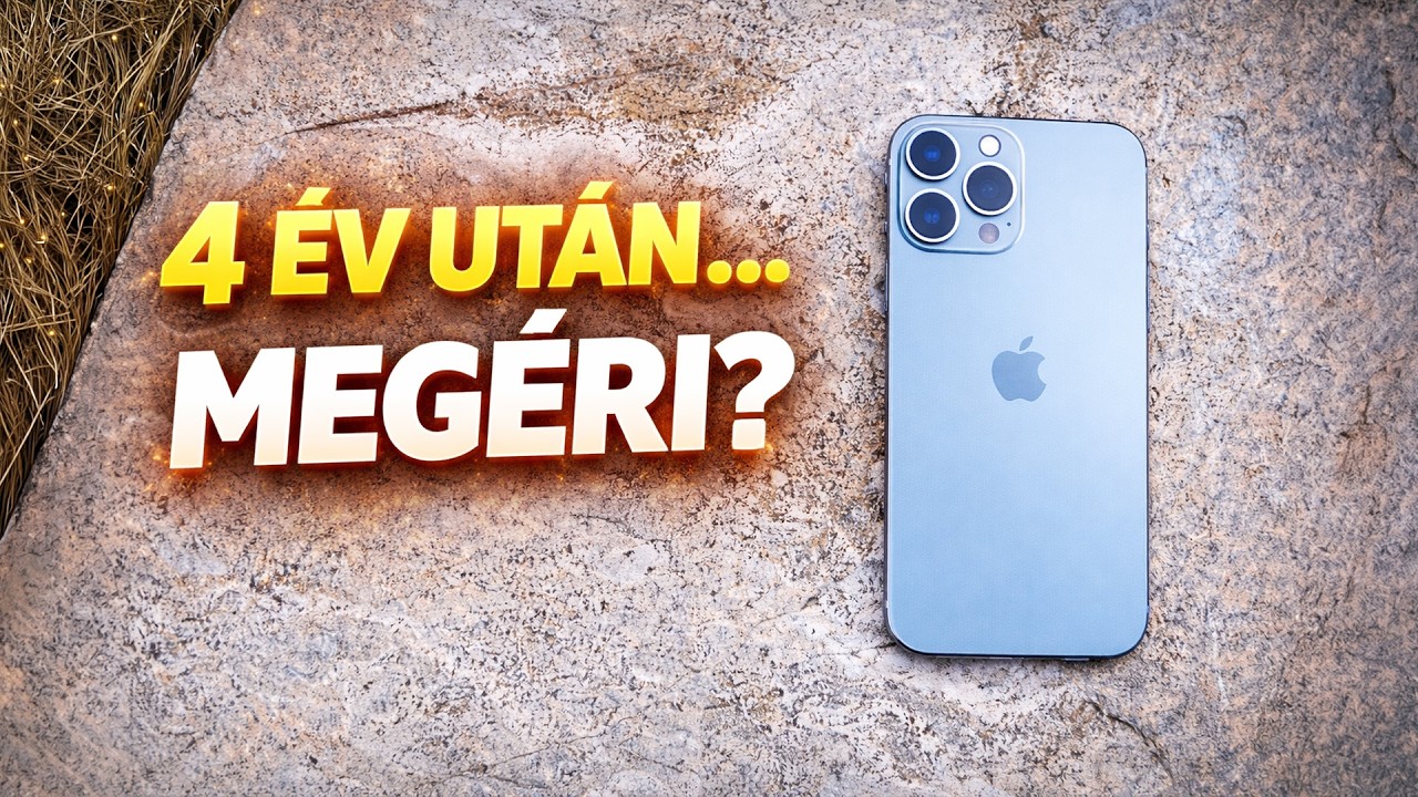IGEN! - Az iPhone 13 Pro Max NAGYON jó ennyi év után is!