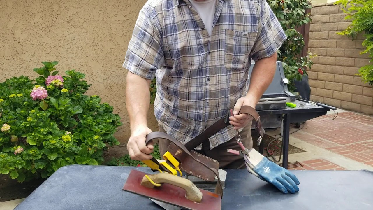 Concrete Finishing Tool Belt Overview