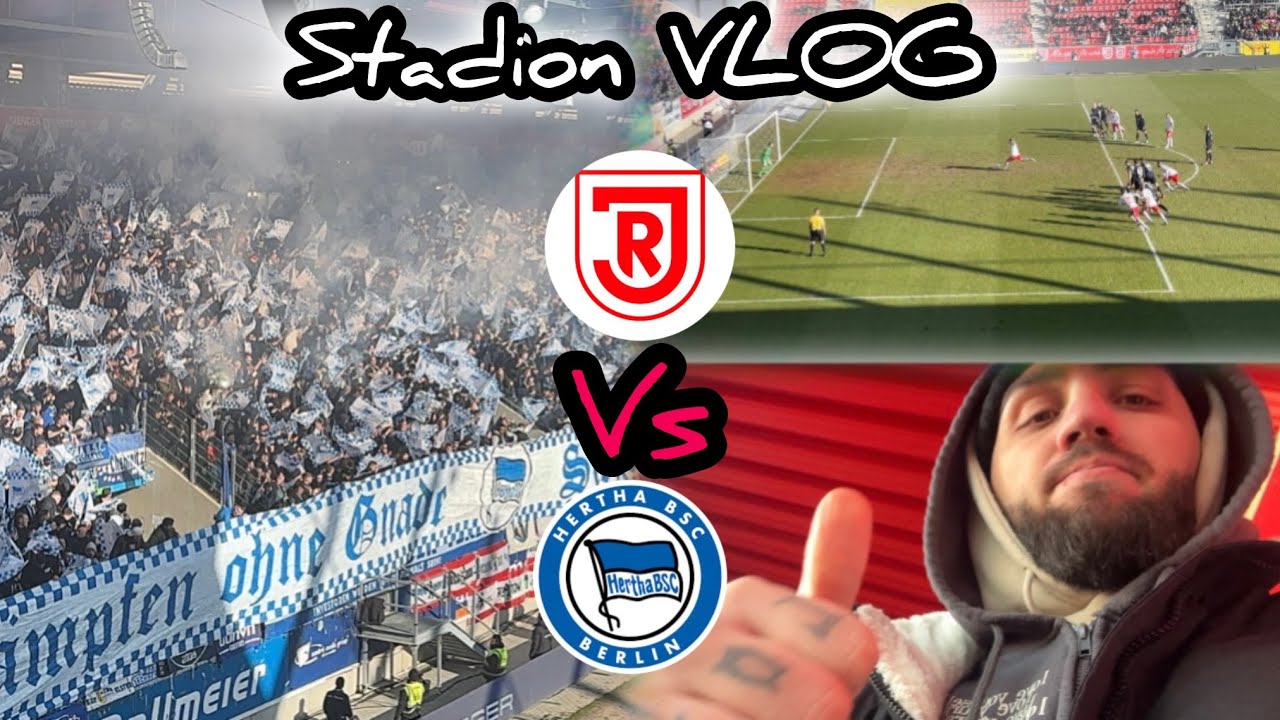 Regensburg Eiskalt ! SSV Jahn Regensburg VS Hertha BSC  Stadion VLOG
