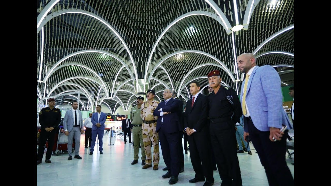 رئيس مجلس الوزراء السيد عادل عبدالمهدي يتفقد ميدانيا اجراءات فتح الطريق المؤدي الى مطار بغداد