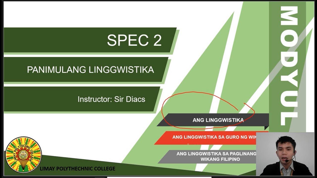 ANG LINGGWISTIKA