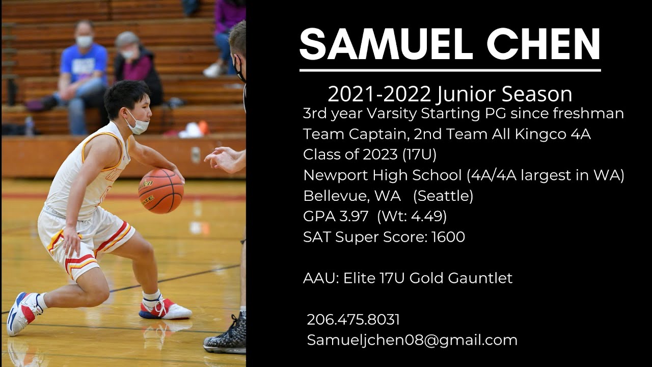 Samuel Chen (2023) Newport High School Junior Yr Highlights