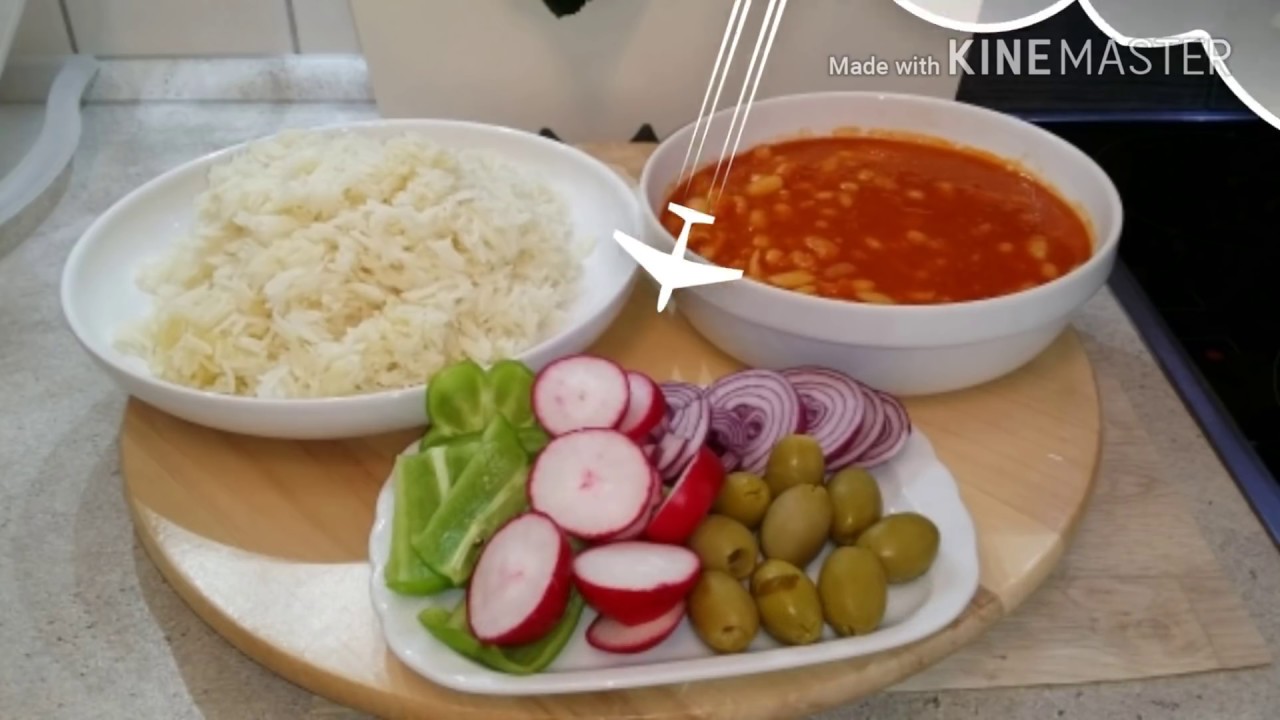 طريقة طبخ مرق الفاصوليا اليابسة مع الرز على طريقة الشيف عامر