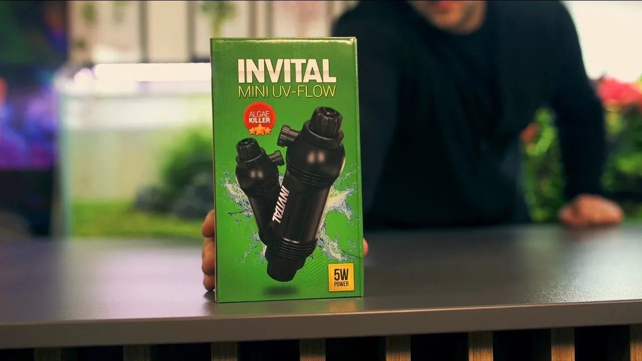 Befreien Sie sich von Aquariumstrübung - INVITAL Mini UV-Lampe 5W | INVITAL