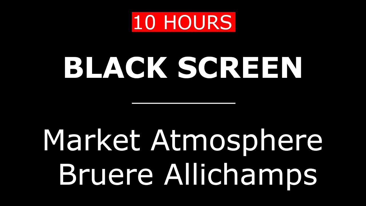 Market Atmosphere Bruere Allichamps, France | White Noise | Sounds for Working, Studying