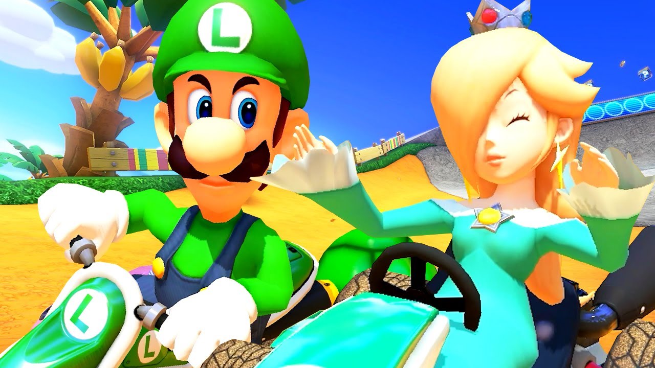 Mario Kart 8 Deluxe - 150cc Acorn Cup Grand Prix (Luigi Gameplay)