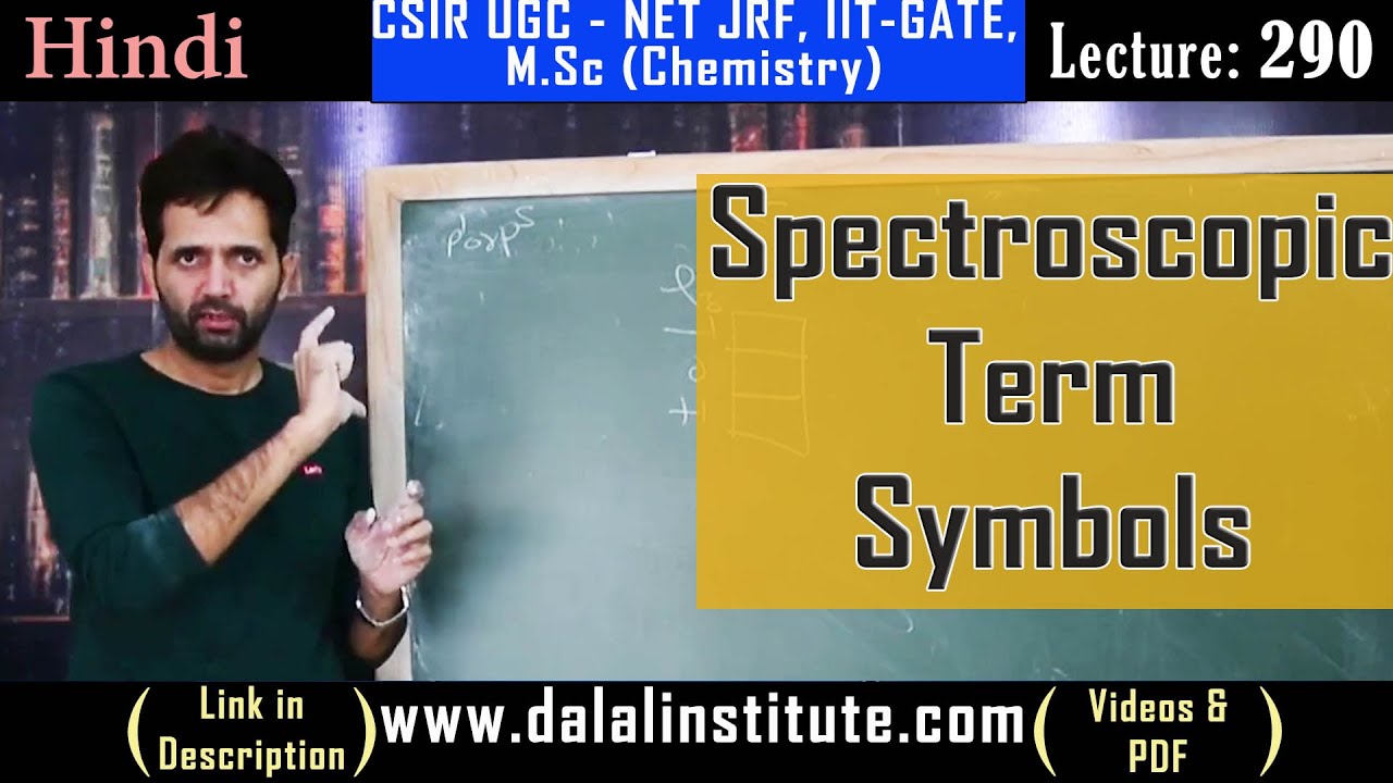 Spectroscopic Term Symbols: Electronic States of Atoms