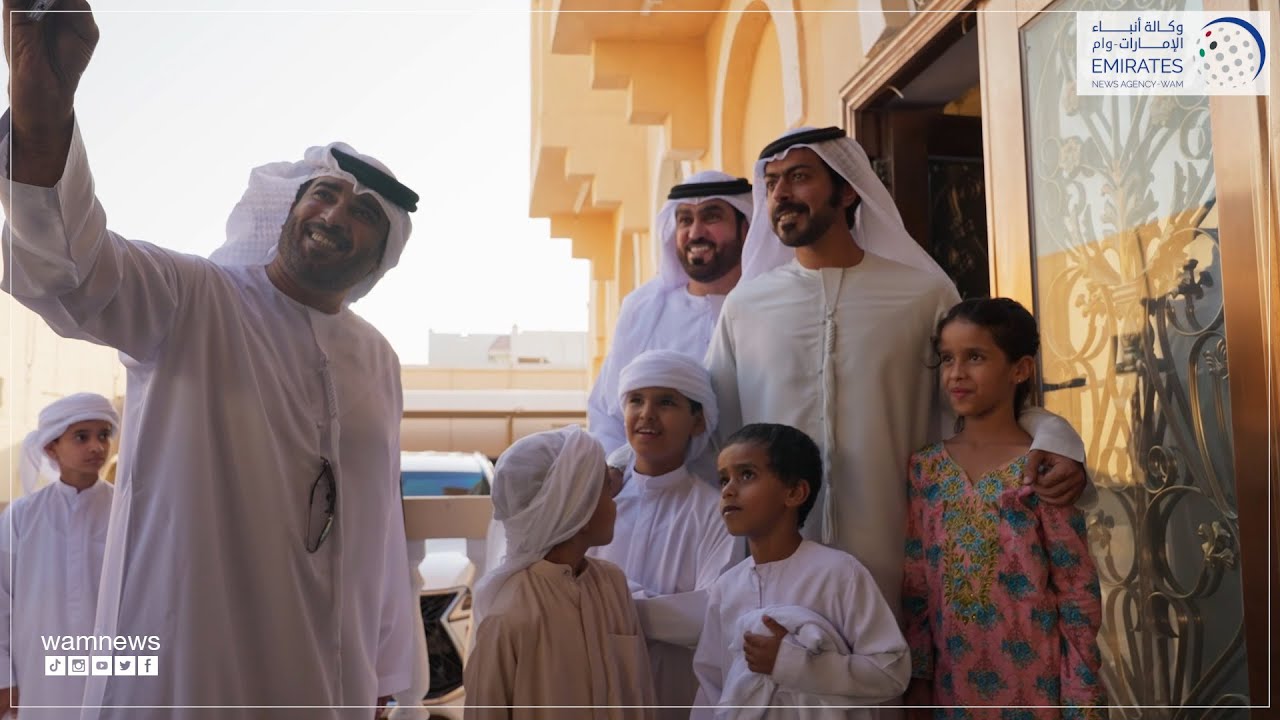 خليفة بن طحنون يواصل جولته على أسر شهداء الوطن في العاصمة أبوظبي