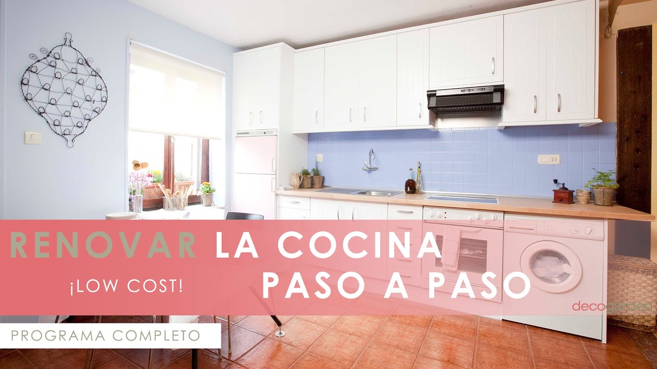 Cómo RENOVAR una COCINA paso a paso 🍽️🏡 LOW COST 💵  Decogarden