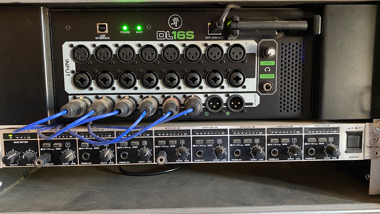 #tutorial configurando a DL16S(master fader) para usar roteador externo.