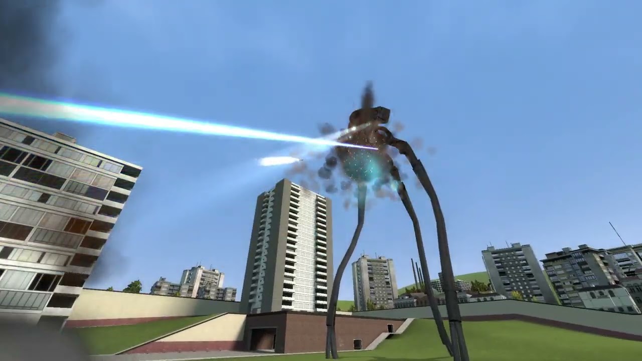[SuNdee's Military SNPCs] US Army VS Tripod Soldier (GMod VJ SNPCs Battle)