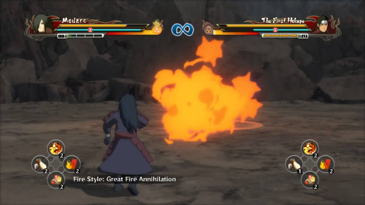 Naruto Revolution Madara Vs Hashirama