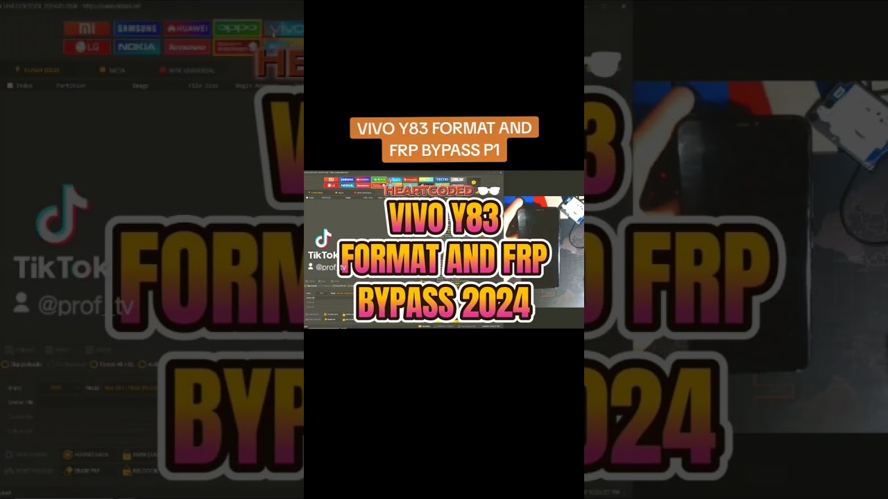 VIVO Y83 FORMAT AND FRP BYPASS P1. 