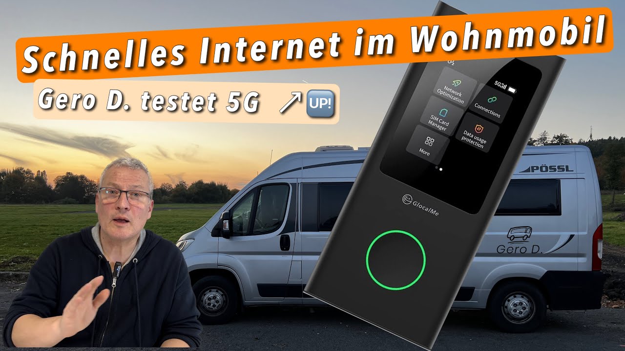 Turbo - Internet im Wohnmobil - Mobiler 5G Router von GlocalMe