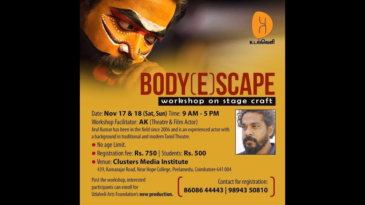 Acting workshop @ Coimbatore - Body [E]Scape