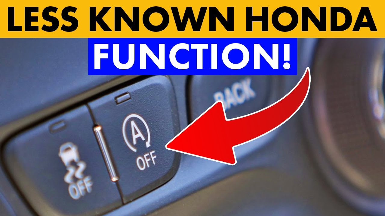 This SECRET Honda Function Is Only KNOWN by 1% of DRIVERS (Use It Now!)