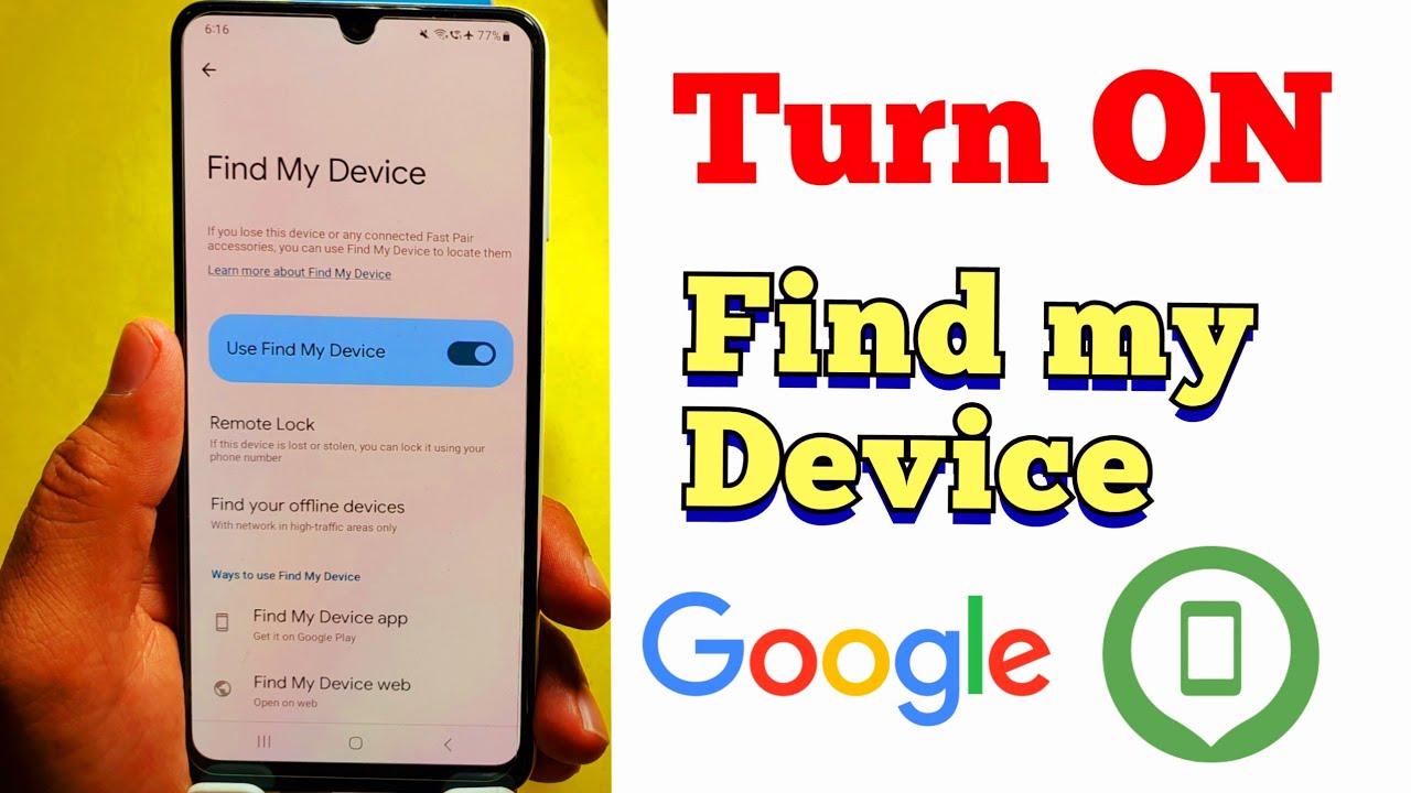 How to Turn ON Find My Device on Android Phone